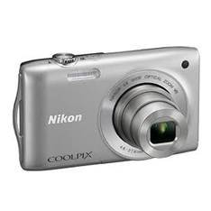 Kit Camara Digital Nikon Coolpix S3300 Plata 16 Mp Zo 6x Hd Lcd 27 Litio   4gb   Funda   Curso Fotografia   5 Anos De Garantia